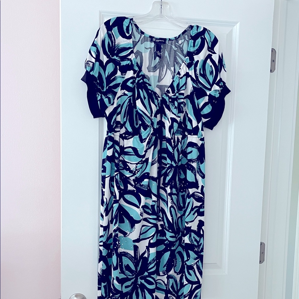 INC International Concepts Black and White Dress